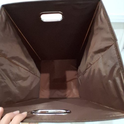 AMAZONBASICS FOLDABLE LAUNDRY BASKET HAMPER image 3
