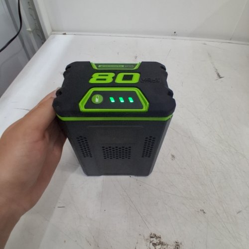 GREENWORKS PRO RECHARGEABLE LITHIUM ION BATTERY - 80V - 2.0AH (MODEL: 2901302) image 2