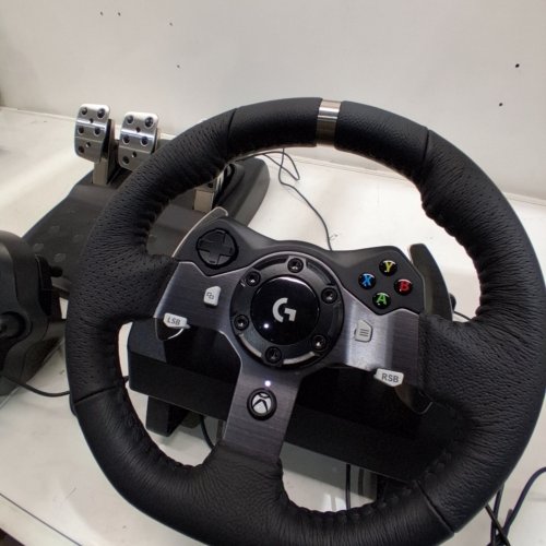 LOGITECH G920 DRIVING FORCE RACE WHEEL, FORCE FEEDBACK STEERING WHEEL WITH PEDALS AND SHIFTER FOR XBOX X|S, XBOX ONE, PC, - BLACK - (MODEL:941-000121) image 2