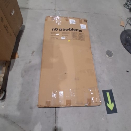 NO PAWBLEMS EXTRA TALL PET GATE FOR DOORWAYS/HALLWAYS - 55" X 30" TO 44" WIDE - BLACK (MODEL: NPPCM01) image 7