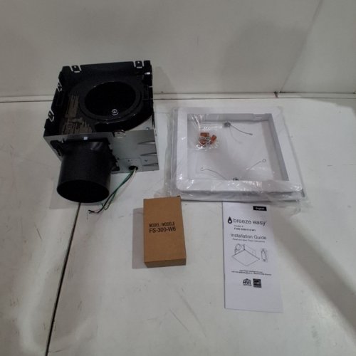 BREEZE EASY EASY INSTALL BATHROOM FAN - 50/80/110 CFM - WHITE (MODEL:5192227) image 2