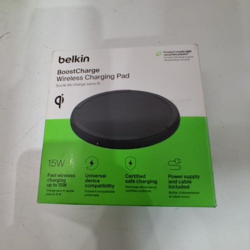 BELKIN BOOSTCHARGE WIRELESS CHARGING PAD - 15W - BLACK image 5