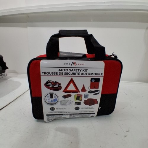 68PC AUTO READY EMERGENCY ROADSIDE KIT - RED/BLACK (MODEL: 3555662) image 2