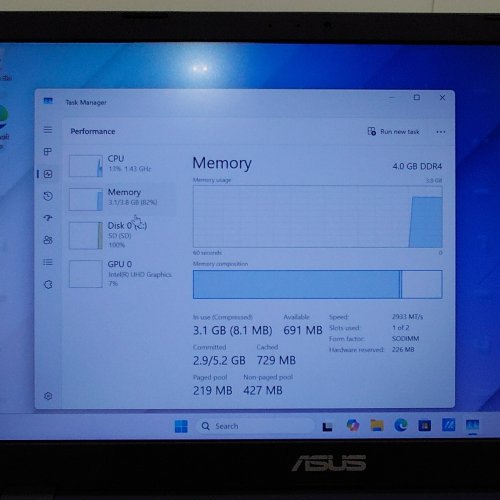 ASUS 14" FHD LAPTOP WITH INTEL PENTIUM SILVER N6000, 4GB RAM, 128GB SSD, WINDOWS 11 HOME (MODEL: L410KA) image 6