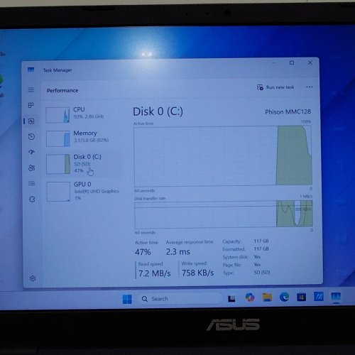 ASUS 14" FHD LAPTOP WITH INTEL PENTIUM SILVER N6000, 4GB RAM, 128GB SSD, WINDOWS 11 HOME (MODEL: L410KA) image 7