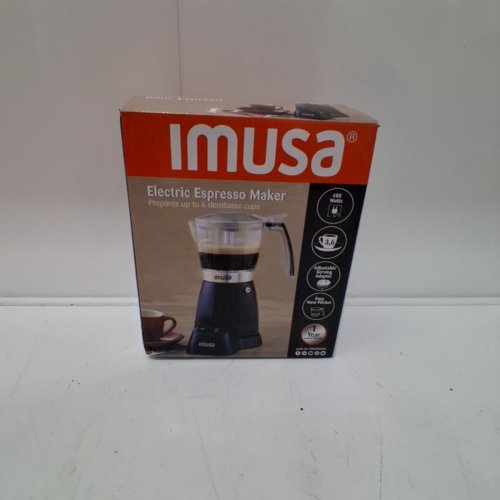 IMUSA ELECTRIC ESPRESSO MAKER - UP TO 6 DEMITASSE CUPS - BLACK - (B120-60006) image 5