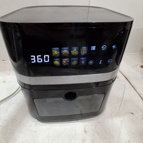 BLUEBOW 8-IN-1 ELECTRIC AIR FRYER WITH DIGITAL LED TOUCHSCREEN - 6 QT - BLACK image 2