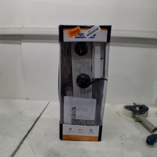 SCHLAGE FRONT DOOR ENTRY HANDLESET WITH DEADBOLT & REVERSIBLE INTERIOR LEVER - AGED BRONZE (MODEL:F60DCAM716ACC) image 5
