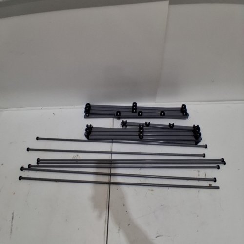 HONEY-CAN-DO FOLDING CLOTHES DRYING RACK - 35.5" X 14.5" X 45.5" - 50LB MAX - GREY (MODEL: DRY-09066) image 2