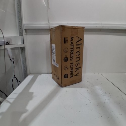 AIRENSKY COOLING GEL INFUSED HIGH DENSITY MEMORY FOAM MATTRESS TOPPER - FULL - 2" - WHITE (MODEL: AME0045_2F_WGEL) image 5