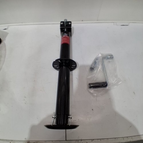 FZZO A-FRAME TRAILER JACK, ADJUSTABLE DROP LEG - 5000LB - 15" TRAVEL - BLACK image 2