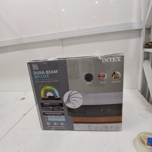 INTEX DURA-BEAM SERIES DELUXE QUEEN COMFORT PLUSH MID RISE AIRBED WITH BUILT-IN ELECTRIC PUMP - 13" - (MODEL: AP619D) image 5