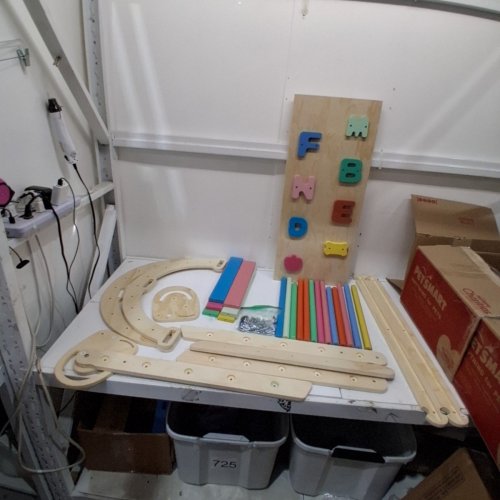 KID'S INVESTFUN INDOOR CLIMBING SET PLAYSET JUNGLE GYM - 1 TO 4 YEARS - 180LB CAP - RAINBOW (MODEL: PPT-JP-01Y) image 2