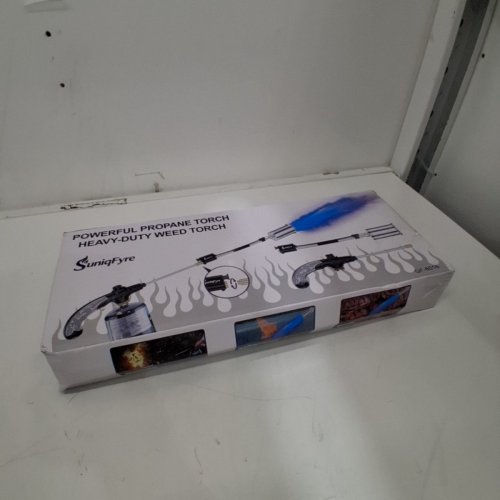 SUNIQFYRE PROPANE TORCH WITH DETACHABLE HANDLE - *TANK NOT INCLUDED* - BLACK/SILVER (MODEL: GF-8016) image 4