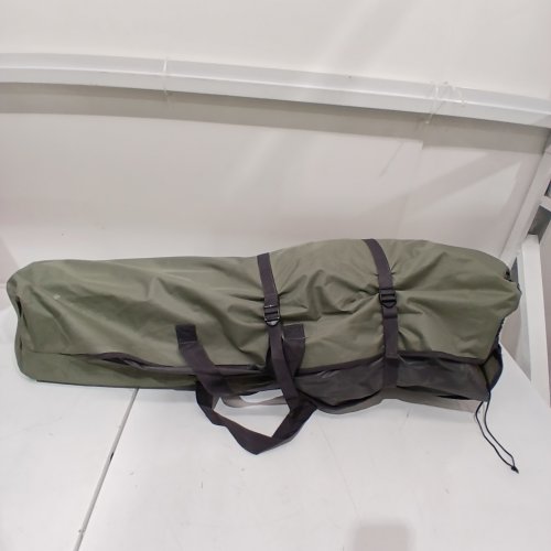 HEAVY DUTY SUPPORT PORTABLE FOLDING PADDED OVERSIZED CAMPING CHAIR WITH DUAL CUP HOLDERS & TRAVEL BAG - 450LBS CAPACITY - GREEN (MODEL: ZM2020XLD) image 3