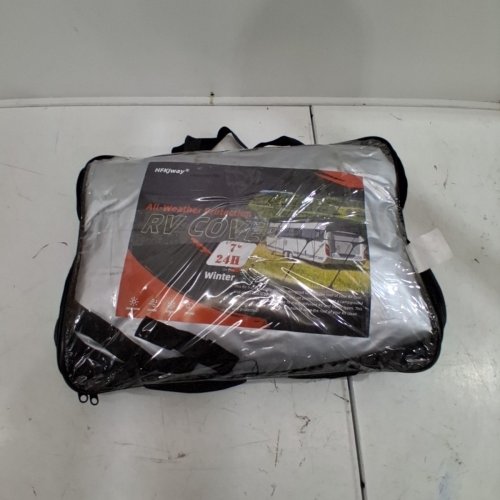 HFKJWAY UNIVERSAL ALL-WEATHER RV COVER - 8.5FT - SILVER /BLACK image 5