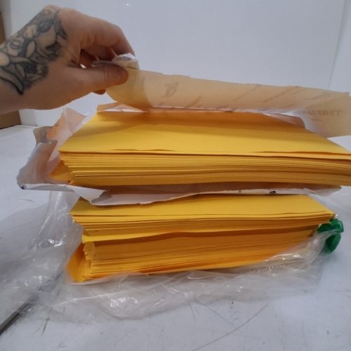 4 HAMMERMILL COLORED PRINTER PAPER - 20LBS/ 8.5" X 11" ~500 SHEETS EACH (~2000 SHEETS TOTAL) - GOLDENROD image 4