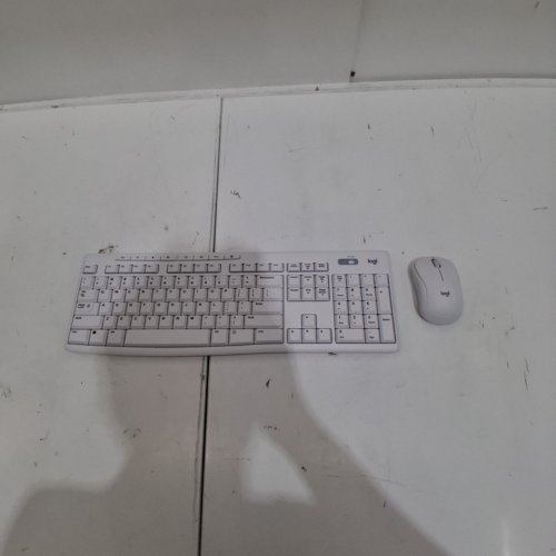 2PC LOGITECH WIRELESS KEYBOARD AND MOUSE COMBO - 2.4 GHZ WIRELESS - WHITE (MODEL: MK270) image 3