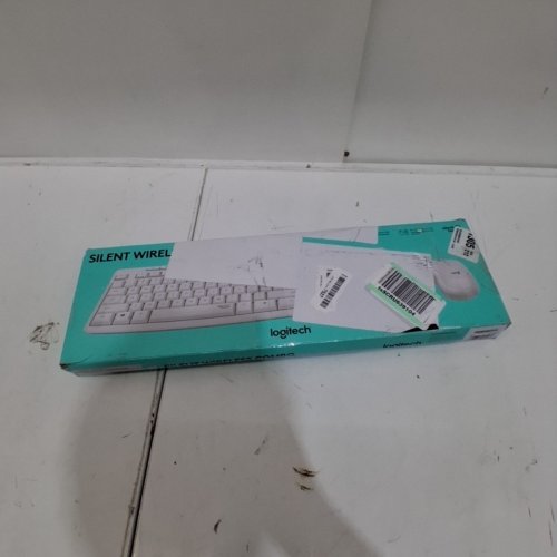 2PC LOGITECH WIRELESS KEYBOARD AND MOUSE COMBO - 2.4 GHZ WIRELESS - WHITE (MODEL: MK270) image 4