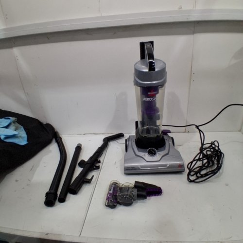 BISSELL AEROSWIFT TURBO UPRIGHT CORDED VACUUM WITH CLEANING TOOLS - PURPLE/GREY (MODEL: 1808B) image 3