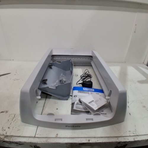 PETSAFE CRYSTAL CLASSIC SELF-CLEANING LITTER BOX- LARGE - 19 V 1.26A - GRAY (MODEL: 300-3407-2) image 4