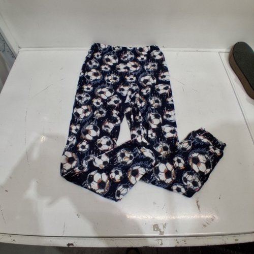 BOYS' GEORGE SOCCER BALL PRINT PANTS - LARGE (10-12) - NAVY (STYLE: GRF60405B) image 2
