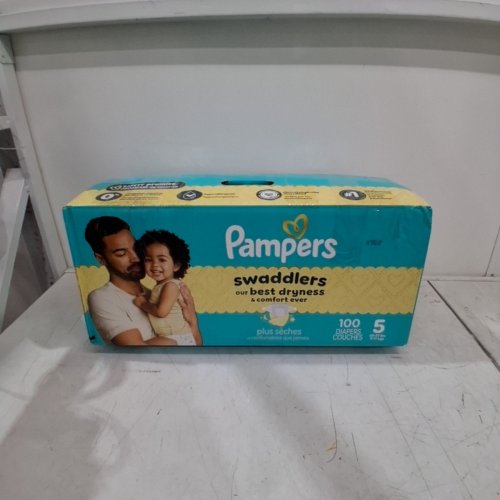116PK PAMPERS SWADDLERS DIAPERS - SIZE 4 image 5