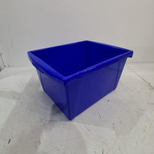 STOREX PLASTIC SMALL RECYCLING BIN - 4GAL - BLUE image 3