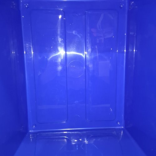STOREX PLASTIC SMALL RECYCLING BIN - 4GAL - BLUE image 4