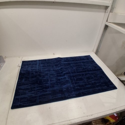 COSY HOMEER NON-SLIP INDOOR DOOR MAT - 1'8" X 2'8" - BLUE image 3