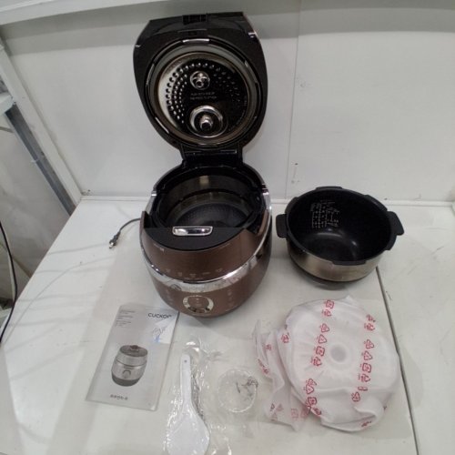 CUCKOO INDUCTION HEATING PRESSURE RICE COOKER - 10 CUP CAPACITY - BROWN (MODEL: CRP-JHR1009F) image 4