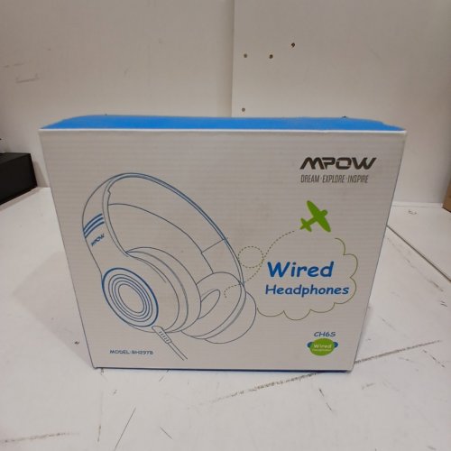 KID'S MPOW WIRED FOLDABLE HEADPHONES WITH VOLUME CONTROL - PINK (MODEL: BH297B) image 2