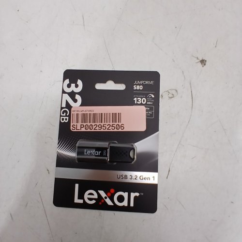 LEXAR JUMPDRIVE USB 3.2 GENERATION 1 FLASH DRIVE - 32GB - UP TO 130 MB/S - BLACK (MODEL: S80) image 2