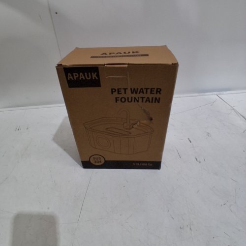 APAUK STAINLESS STEEL PET WATER FOUNTAIN - SILVER (MODEL: APFSS-3201) image 5