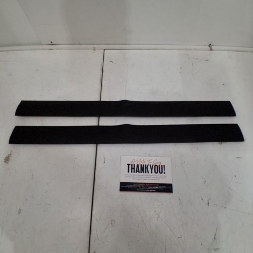 2PC LINDAS ESSENTIALS SILICONE STOVE GAP COVERS - 25" - BLACK image 2
