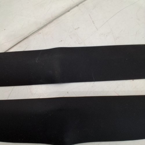 2PC LINDAS ESSENTIALS SILICONE STOVE GAP COVERS - 25" - BLACK image 4