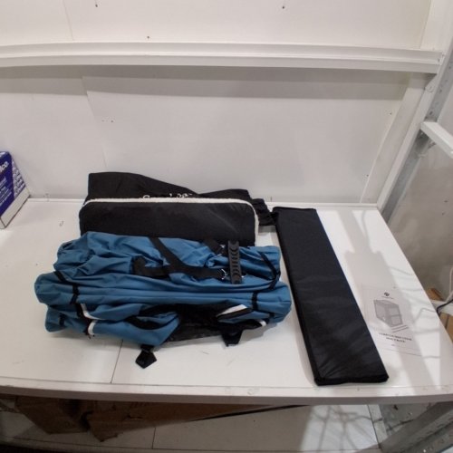 SNAGLE PAW PORTABLE DOG CRATE - MEDIUM - BLUE image 2