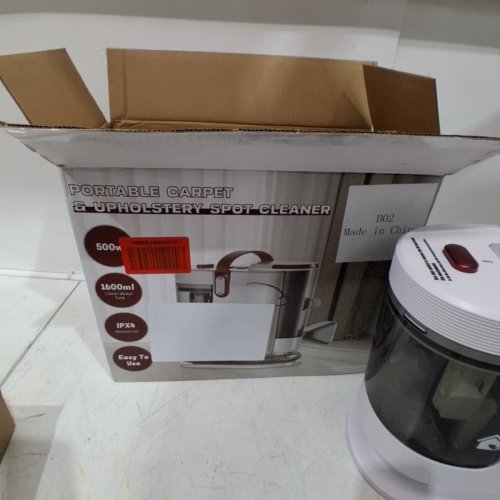 WURESE PORTABLE UPHOLSTERY CARPET COUCH CLEANER MACHINE WITH DUAL SMART TANKS AND ACCESSORIES - 54OZ CLEAN TANK 42OZ DIRTY TANK - WHITE/BROWN (MODEL: DY-508B) image 6
