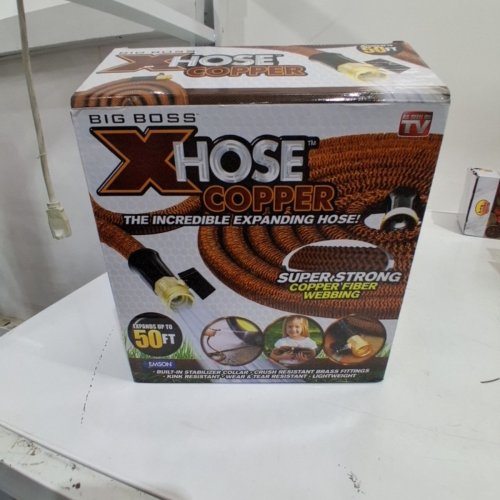 BIG BOSS SUPER STRONG COPPER XHOSE - LIGHTWEIGHT EXPANDABLE GARDEN HOSE - 5FT image 3