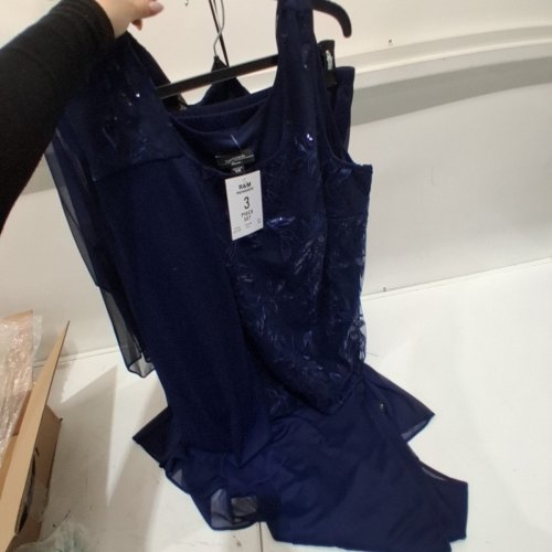 3PC WOMEN'S R&M RICHARDS FORMAL APPAREL SET - 18W - NAVY (STYLE: 42734W) image 3