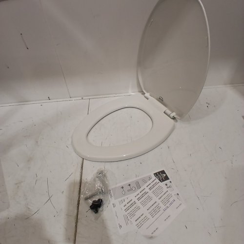 BEMIS SLOW CLOSE EASY CLEAN TOILET SEAT - ELONGATED 18.5" - WHITE (MODEL: 7300SLEC-000) image 2