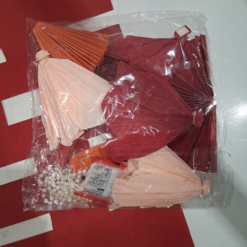 CHINESE WEDDING DECORATION SET - RED/PEACH/WHITE image 3