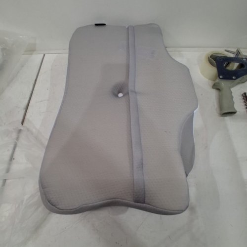 DONAMA CERVICAL MEMORY FOAM PILLOW - WHITE/GREY image 3