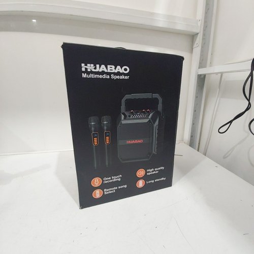HUABAO MULTIMEDIA PORTABLE BLUETOOTH KARAOKE SPEAKER - BLACK (MODEL: A101) image 5