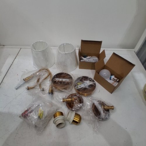 2PK EIDISUNY VINTAGE WIRELESSWALL SCONCES WITH RGB RECHARGEABLE DIMMABLE BULBS - BRASS (MODEL:WL-VINTAGE-CDDP) image 3