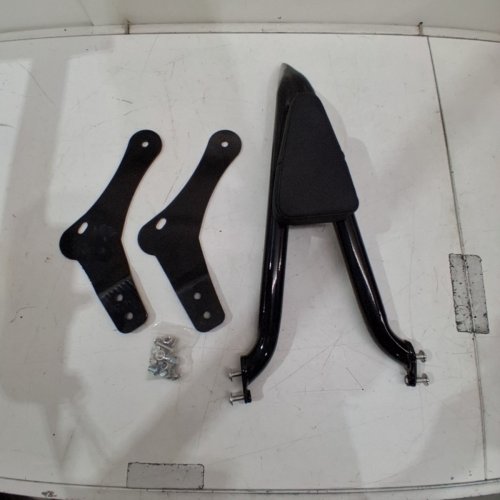 SISSY BAR PASSENGER BACKREST REAR PAD - 26" - BLACK image 2