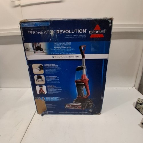 BISSELL PROHEAT 2X REVOLUTION CARPET & UPHOLSTERY DEEP CLEANER - RED/BLACK (MODEL: 3579C) image 7