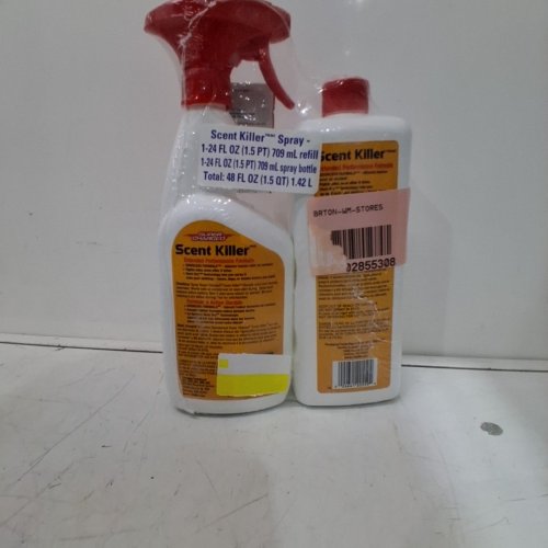 2PC WILDLIFE RESEARCH CENTER SUPER CHARGED HUNT DRY SCENT KILLER SPRAY AND REFILL - 48 OZ TOTAL image 3