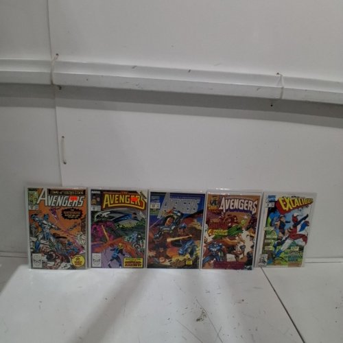 10 ASSTD MARVEL COMIC BOOKS - EXCALIBUR #55, AVENGERS #74, #75, #77, #299, #313, #375, #399, #400, WHAT IF #1 - VARIOUS AUTHORS image 4