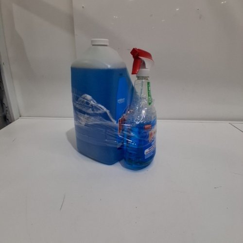 2PC WINDEX ORIGINAL GLASS CLEANER & REFILL BOTTLE - 5L & 950ML image 4